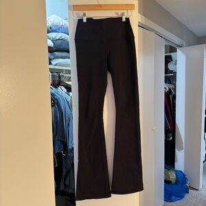 Women's Black Flared Leggings